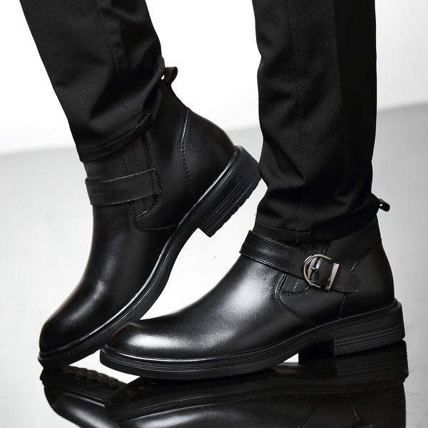 boots classic chelsea ankle men 2023 winter formal business mens plus velvet genuine leather waterproof casual snow 230818, Black
boots classic chelsea ankle men 2023 winter formal business mens plus velvet genuine leather waterproof casual snow 230818, Black