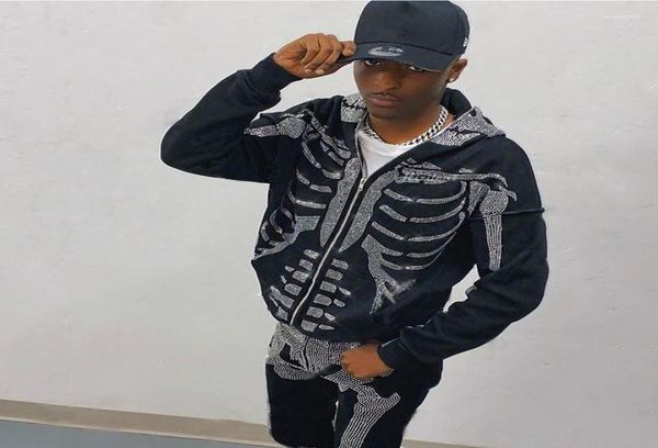 men's hoodies men's american fashion -selling rhines skeleton print black y2k gothic long-sleeve full zip hoodie oversized7905484
men's hoodies men's american fashion -selling rhines skeleton print black y2k gothic long-sleeve full zip hoodie oversized7905484