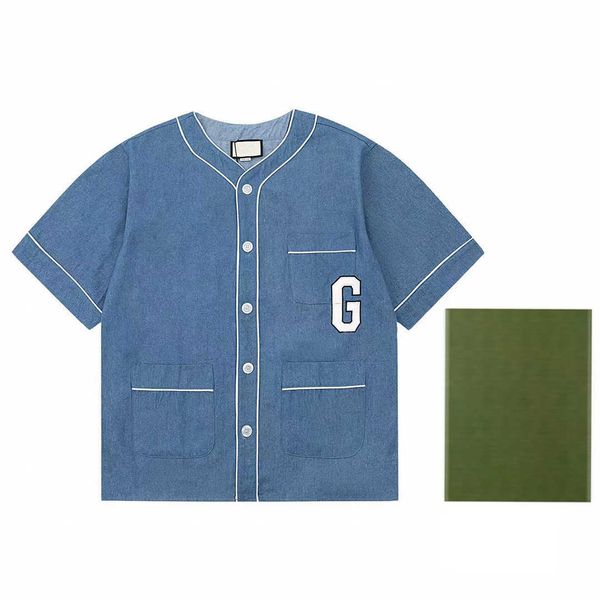 oversize baseball jackets men's shorts luxury designer denim jacket and jeans two piece set g letter embroidered casual shirt, Black;brown
oversize baseball jackets men's shorts luxury designer denim jacket and jeans two piece set g letter embroidered casual shirt, Black;brown