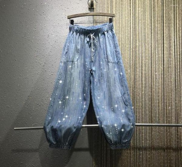 women's jeans spring autumn women's thin colored diamond rhines loose elastic waist girls ladies denim harem pants7840136, Blue
women's jeans spring autumn women's thin colored diamond rhines loose elastic waist girls ladies denim harem pants7840136, Blue
