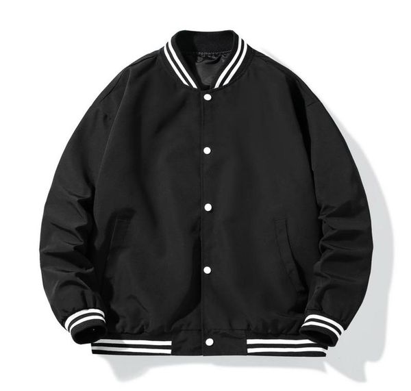 solid color bomber jacket varsity baseball windbreakers oversize hip hop outerwear for college couples streetwear men0392154162, Black;brown
solid color bomber jacket varsity baseball windbreakers oversize hip hop outerwear for college couples streetwear men0392154162, Black;brown