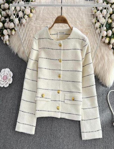 women039s jackets arrival women tweed coat long sleeve temperament simple loose casual all match striped cardigan elegant vinta2282088, Black;brown
women039s jackets arrival women tweed coat long sleeve temperament simple loose casual all match striped cardigan elegant vinta2282088, Black;brown