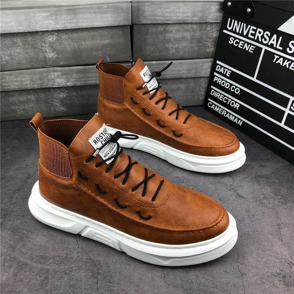boots spring and autumn highplatform sports casual men's versatile hight increasing board shoes 230818, Black
boots spring and autumn highplatform sports casual men's versatile hight increasing board shoes 230818, Black