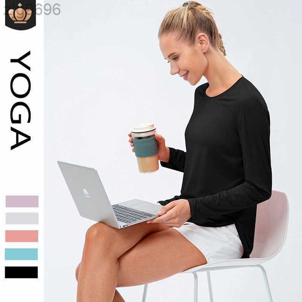 desginer alos yoga t short sweating t-shirt sun protection long sleeved sports uv protection loose split running fitness shirt, White
desginer alos yoga t short sweating t-shirt sun protection long sleeved sports uv protection loose split running fitness shirt, White