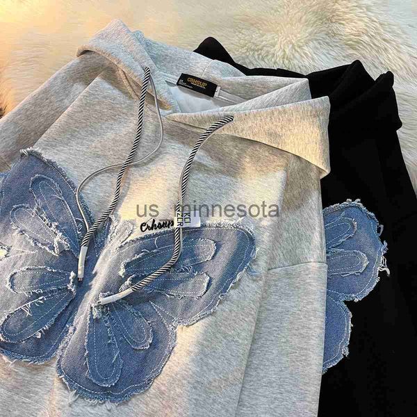 mens hoodies sweatshirts american retro denim patch butterfly women hoodies streetwear autumn harajuku casual long sleeves all match couple, Black
mens hoodies sweatshirts american retro denim patch butterfly women hoodies streetwear autumn harajuku casual long sleeves all match couple, Black