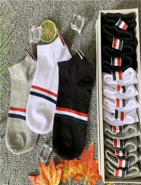 6 pairsboxcotton blend knit luxurys contrast rwb stripe tb ankle socks brand grosgrain loop tab on heel thom designer mens women9436093, Black
6 pairsboxcotton blend knit luxurys contrast rwb stripe tb ankle socks brand grosgrain loop tab on heel thom designer mens women9436093, Black
