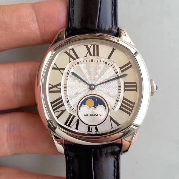 the automatic men's watch 41mm is made of high-quality stainless steel, with baked blue watch pins, sapphire lenses, deep waterproof, a, Slivery;brown
the automatic men's watch 41mm is made of high-quality stainless steel, with baked blue watch pins, sapphire lenses, deep waterproof, a, Slivery;brown