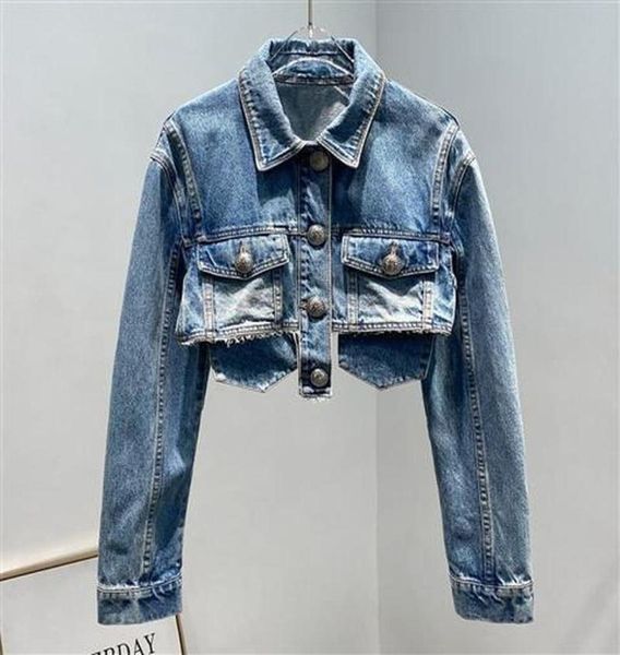 2021 spring autumn women korean fashion wild decorative buttons double pocket jean coat short singlebreasted denim jacket y3782968058, Black;brown
2021 spring autumn women korean fashion wild decorative buttons double pocket jean coat short singlebreasted denim jacket y3782968058, Black;brown