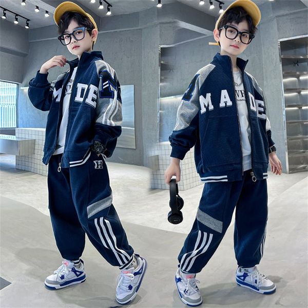 clothing sets children set boys clothes sportswear kids boy suits for student sport tracksuit coat pants 230818, White
clothing sets children set boys clothes sportswear kids boy suits for student sport tracksuit coat pants 230818, White