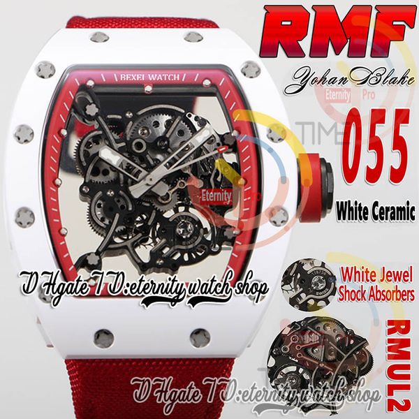 rmf 055 mens watch rmul2 mechanical hand-winding white ceramic case gray sand screws skeleton dial red inner ring nylon leather strap super, Slivery;brown
rmf 055 mens watch rmul2 mechanical hand-winding white ceramic case gray sand screws skeleton dial red inner ring nylon leather strap super, Slivery;brown