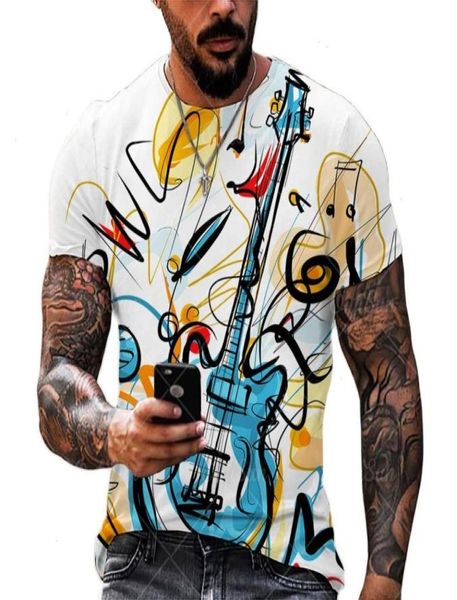 fashion music guitar t shirt 3d print mens summer round neck short sleeve oversized men clothing loose tees 6xl5421062, White;black
fashion music guitar t shirt 3d print mens summer round neck short sleeve oversized men clothing loose tees 6xl5421062, White;black