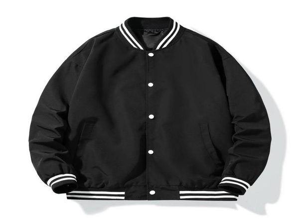 solid color bomber jacket varsity baseball windbreakers oversize hip hop outerwear for college couples streetwear men0393993625, Black;brown
solid color bomber jacket varsity baseball windbreakers oversize hip hop outerwear for college couples streetwear men0393993625, Black;brown