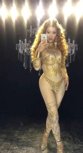 dj songbird sparkly gold s jumpsuit rhines costume bling women's nude stretch bodysuit rompers female prom celebrate outfit6846056, Black;red
dj songbird sparkly gold s jumpsuit rhines costume bling women's nude stretch bodysuit rompers female prom celebrate outfit6846056, Black;red