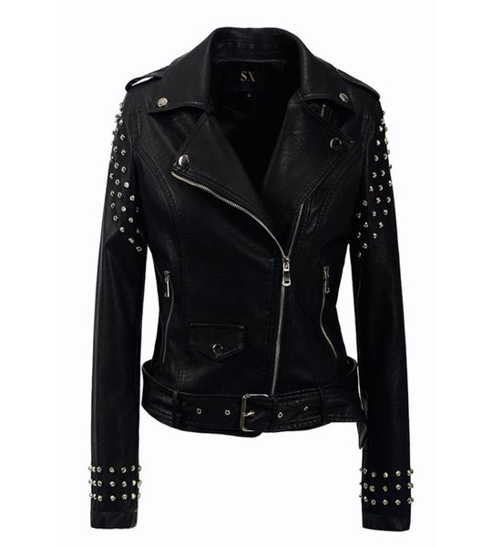 new 2018 autumn fashion women rivet motorcycle pu faux leather plus size jacket studded outerwear streetwear gothic jackets7649447, Black
new 2018 autumn fashion women rivet motorcycle pu faux leather plus size jacket studded outerwear streetwear gothic jackets7649447, Black