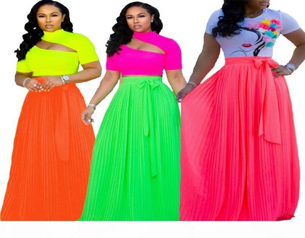 bkld fashion neon color skirt high waist chiffon skirts for women 2019 summer bohemian long pleated maxi skirt green orange pink8105105, Black
bkld fashion neon color skirt high waist chiffon skirts for women 2019 summer bohemian long pleated maxi skirt green orange pink8105105, Black