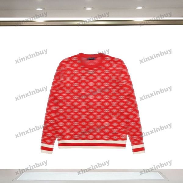 xinxinbuy men women designer sweatshirt flower letter jacquard sweater yellow black white red xs-xl, Black;brown
xinxinbuy men women designer sweatshirt flower letter jacquard sweater yellow black white red xs-xl, Black;brown