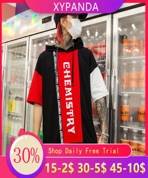 xypanda summer ribbon hooded korean style punk streetwear tshirt men oversized graphic tee couple clothes hip hop shirt2876379, White;black
xypanda summer ribbon hooded korean style punk streetwear tshirt men oversized graphic tee couple clothes hip hop shirt2876379, White;black