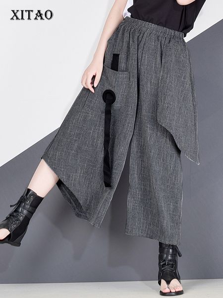 women's pants s xitao high waist patchwork hit color pant clothes summer autumn fashion elastic casual wide leg xj19 230818, Black;white
women's pants s xitao high waist patchwork hit color pant clothes summer autumn fashion elastic casual wide leg xj19 230818, Black;white