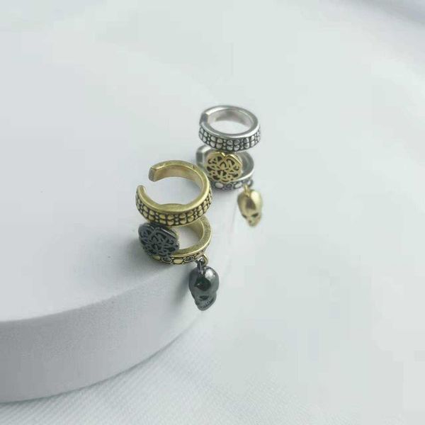 fashion designer alexander queen 22nd year skull ear bone clip women's high grade temperament personality style print diamond earrings, Golden
fashion designer alexander queen 22nd year skull ear bone clip women's high grade temperament personality style print diamond earrings, Golden