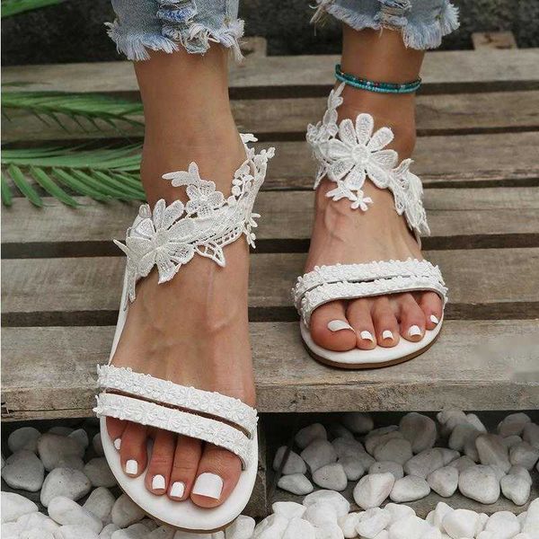 sandals white lace sandals women flip flops flat bohemia beach shoes plus size summer fashion woman 230417, Black
sandals white lace sandals women flip flops flat bohemia beach shoes plus size summer fashion woman 230417, Black