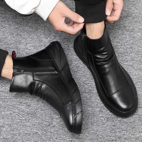 boots autumn men chelsea slipon waterproof ankle retro black fashion motorcycle shoes plus size 48 230818
boots autumn men chelsea slipon waterproof ankle retro black fashion motorcycle shoes plus size 48 230818