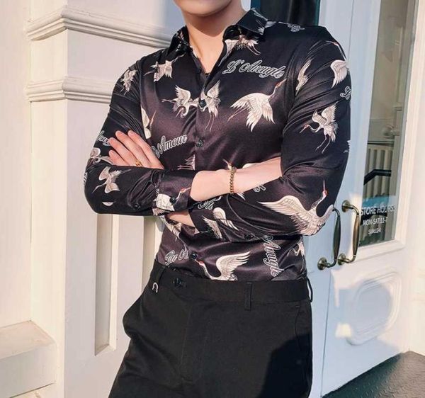 fashion new pattern bird printing baroque slim fit party club men camisa homem male long sleeve shirt spring clothes2778184, White;black
fashion new pattern bird printing baroque slim fit party club men camisa homem male long sleeve shirt spring clothes2778184, White;black