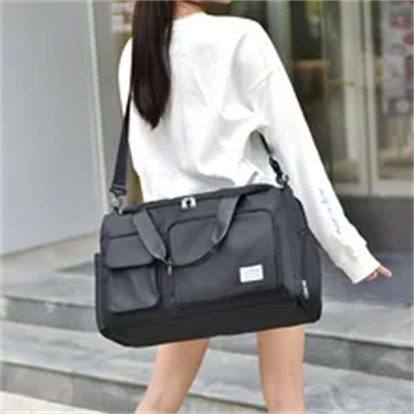 aottla travel bag luggage handbag women's shoulder bag large capacity brand waterproof nylon sports gym bag ladies crossbody bag a3, Black
aottla travel bag luggage handbag women's shoulder bag large capacity brand waterproof nylon sports gym bag ladies crossbody bag a3, Black