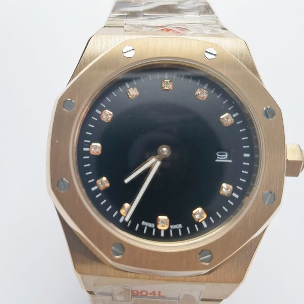 ladies automatic watch oak series 15207or black dial 39mm rose gold case men and women universal watch discount, Slivery;brown
ladies automatic watch oak series 15207or black dial 39mm rose gold case men and women universal watch discount, Slivery;brown