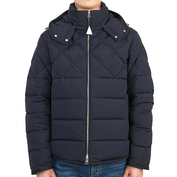 diamond stripe design mens down jacket arm glue metal badge puffer jacket winter hooded down jackets warm coat size 1--5, Black
diamond stripe design mens down jacket arm glue metal badge puffer jacket winter hooded down jackets warm coat size 1--5, Black
