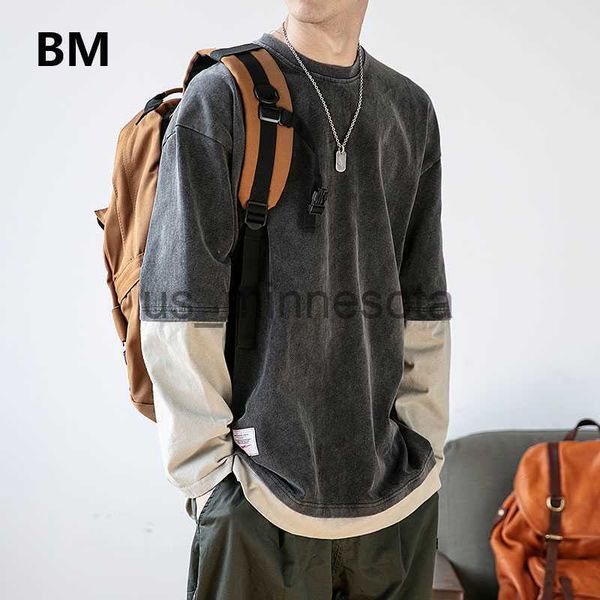 men's hoodies sweatshirts japanese streetwear fake two sweatshirts fashion round neck loose pullover men clothing harajuku hip hop casu, Black
men's hoodies sweatshirts japanese streetwear fake two sweatshirts fashion round neck loose pullover men clothing harajuku hip hop casu, Black
