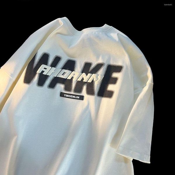 t men's shirts pure cotton hong kong style retro high end handsome jacket men ins all match loose couple outfit short-sleeved t-shirt t, White;black
t men's shirts pure cotton hong kong style retro high end handsome jacket men ins all match loose couple outfit short-sleeved t-shirt t, White;black