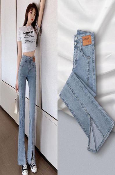 women039s jeans women high waist denim solid slim flare pants front slit ladies streetwear skinny full length jean korea style 5387105, Blue
women039s jeans women high waist denim solid slim flare pants front slit ladies streetwear skinny full length jean korea style 5387105, Blue