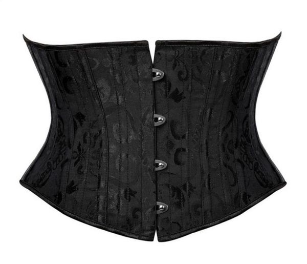 short torso 24 steel boned corset waist trainer body shaper brocade jaquard underbust corset women slimming belt black white xs3x2301982
short torso 24 steel boned corset waist trainer body shaper brocade jaquard underbust corset women slimming belt black white xs3x2301982