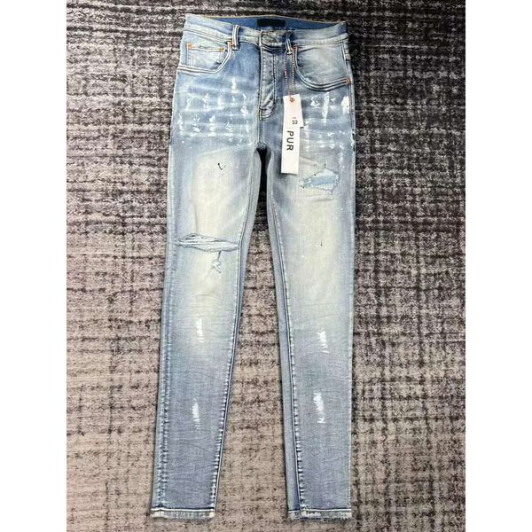 purple jeans retro pantalones brand denimjeans mens designer pants ripped straight regular denim tears loose washed591, Blue
purple jeans retro pantalones brand denimjeans mens designer pants ripped straight regular denim tears loose washed591, Blue