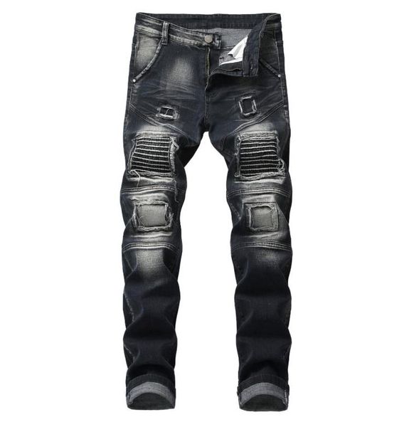 mens winter jeans hip hop rock men pants clothes jean homme distressed ripped denim biker jeans masculino2577101, Blue
mens winter jeans hip hop rock men pants clothes jean homme distressed ripped denim biker jeans masculino2577101, Blue