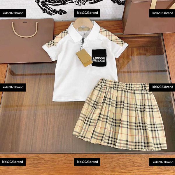 kids clothes child sets baby 2pcs cotton lapel t-shirt and plaid printed skirt summer tracksuit outdoor size 110-160 cm feb24, White
kids clothes child sets baby 2pcs cotton lapel t-shirt and plaid printed skirt summer tracksuit outdoor size 110-160 cm feb24, White