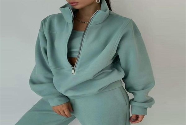 womens two piece pants women fleece set spring winter sports warm suit casual oversized polo zipper sweatshirts and trouser tracks8911491, White
womens two piece pants women fleece set spring winter sports warm suit casual oversized polo zipper sweatshirts and trouser tracks8911491, White