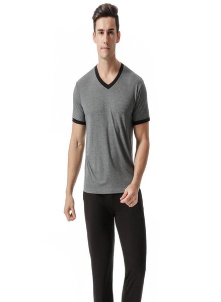 herfst man nightwear summer set plus size modal short mouw sleeping broek pyjamas sets for men mosquito proof house wear1660372, Black;brown
herfst man nightwear summer set plus size modal short mouw sleeping broek pyjamas sets for men mosquito proof house wear1660372, Black;brown