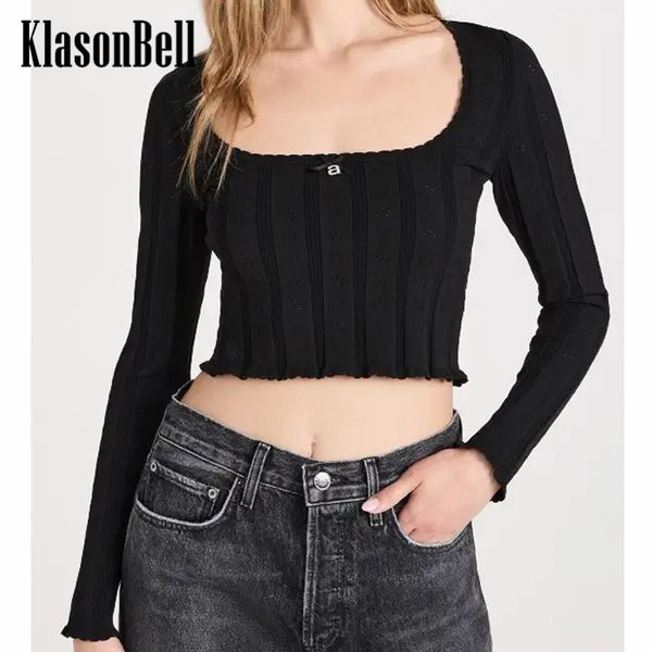 womens sweaters 812 klasonbell bow letter diamonds decoration square collar hollow out jacquard short knitwear women 230818, White;black
womens sweaters 812 klasonbell bow letter diamonds decoration square collar hollow out jacquard short knitwear women 230818, White;black