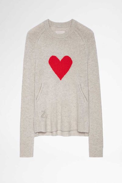 zadig voltaire ladies' knitwear 23 knitted sweaters zv love hanging wool pattern letter round neck sweater women's sweater, White
zadig voltaire ladies' knitwear 23 knitted sweaters zv love hanging wool pattern letter round neck sweater women's sweater, White