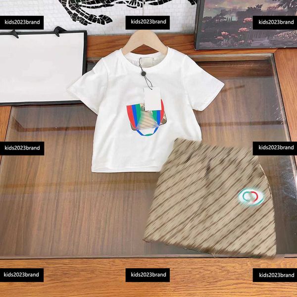 kids clothes child sets baby dress 2pcs summer fashion bag graphic t-shirt and letter stripe skirt new arrival size 90-140 cm mar08, White
kids clothes child sets baby dress 2pcs summer fashion bag graphic t-shirt and letter stripe skirt new arrival size 90-140 cm mar08, White