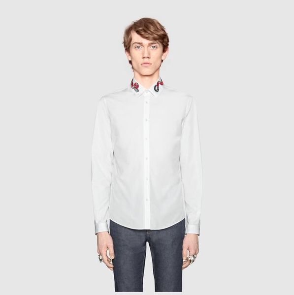 new fashion spring autumn embroidery collar coral snake mens shirts long sleeve slim fit casual cool business social shirt for mal8530835, White;black
new fashion spring autumn embroidery collar coral snake mens shirts long sleeve slim fit casual cool business social shirt for mal8530835, White;black