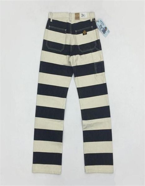 bob dong 16oz prison pants multipockets motorcycle black white striped trousers 2012188005928
bob dong 16oz prison pants multipockets motorcycle black white striped trousers 2012188005928