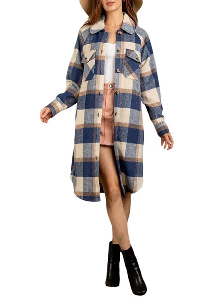 womens jackets women s vintage plaid oversized coat with lapel collar long sleeve woolen outwear jacket for casual and chic look 230818, Black;brown
womens jackets women s vintage plaid oversized coat with lapel collar long sleeve woolen outwear jacket for casual and chic look 230818, Black;brown