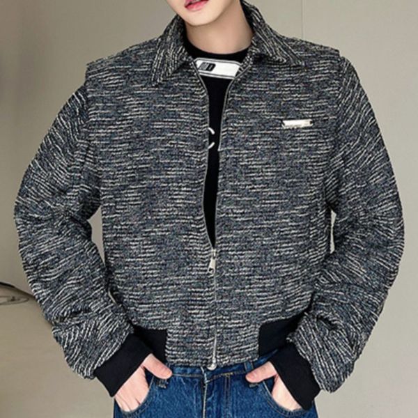 men's jackets trend brand fashion jacket vintage bomber men fall solid color simple club outfit chaquetas hombre 2colour 230818, Black;brown
men's jackets trend brand fashion jacket vintage bomber men fall solid color simple club outfit chaquetas hombre 2colour 230818, Black;brown