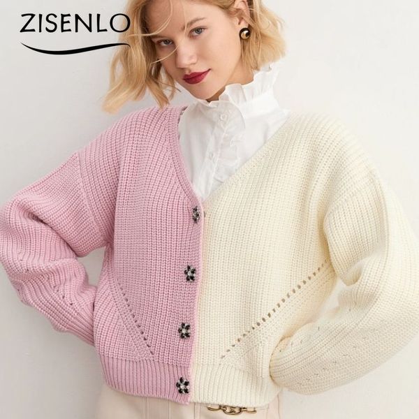 womens knits tees sweater autumn v neck color collision knitted cardigan casual jacket cropped knitwears jumper 230818, White
womens knits tees sweater autumn v neck color collision knitted cardigan casual jacket cropped knitwears jumper 230818, White