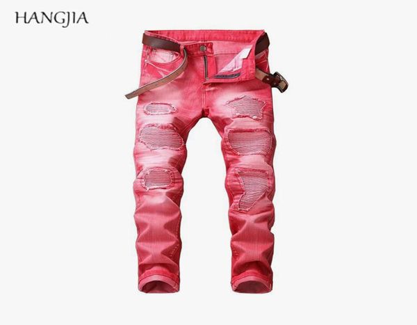 mens tiedyed pleated jeans high street trend wshed hole vintage denim pants europe and america urban solid color biker jean2106552, Blue
mens tiedyed pleated jeans high street trend wshed hole vintage denim pants europe and america urban solid color biker jean2106552, Blue