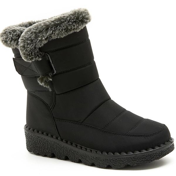 waterproof snow boots designer blue women winter warm plush ankle booties front zipper non slip cotton padded outdoor shoes, Black
waterproof snow boots designer blue women winter warm plush ankle booties front zipper non slip cotton padded outdoor shoes, Black