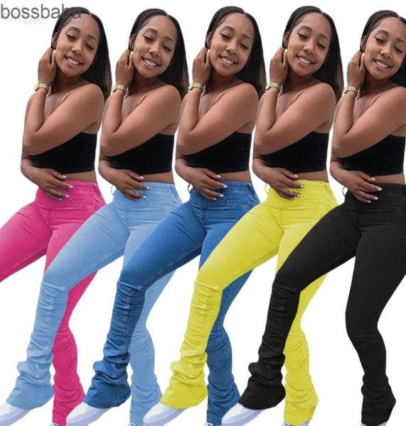 women washed versatile jeans high waist stacked pants designer sports casual trousers with pockets fashion pants9530047, Blue
women washed versatile jeans high waist stacked pants designer sports casual trousers with pockets fashion pants9530047, Blue