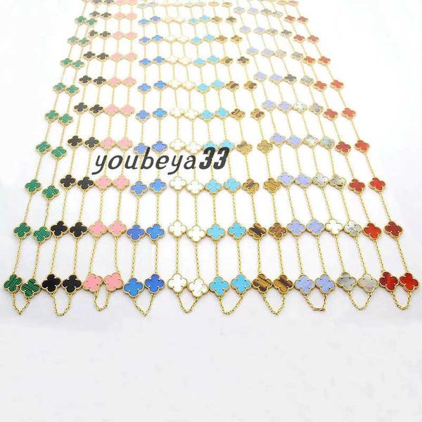 2023 new necklace designer for women fashion 20 flower long four-leaf clover necklace color shell luxury pendant necklace jewelry, Golden;silver
2023 new necklace designer for women fashion 20 flower long four-leaf clover necklace color shell luxury pendant necklace jewelry, Golden;silver